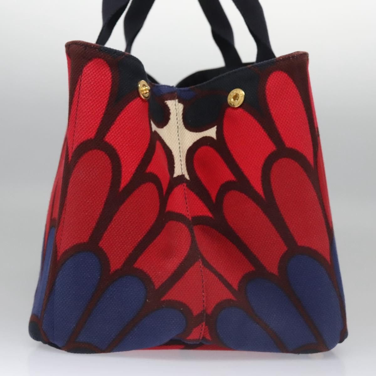 Prada Canapa Multicolour Canvas Handbag (Pre-Owned) Size ONE SIZE - 3 Thumbnail