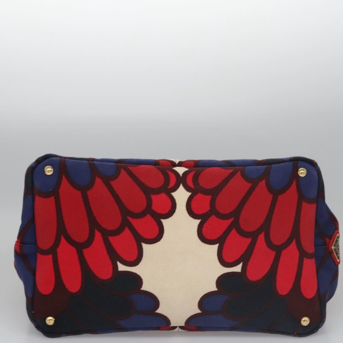 Prada Canapa Multicolour Canvas Handbag (Pre-Owned) Size ONE SIZE - 8 Thumbnail