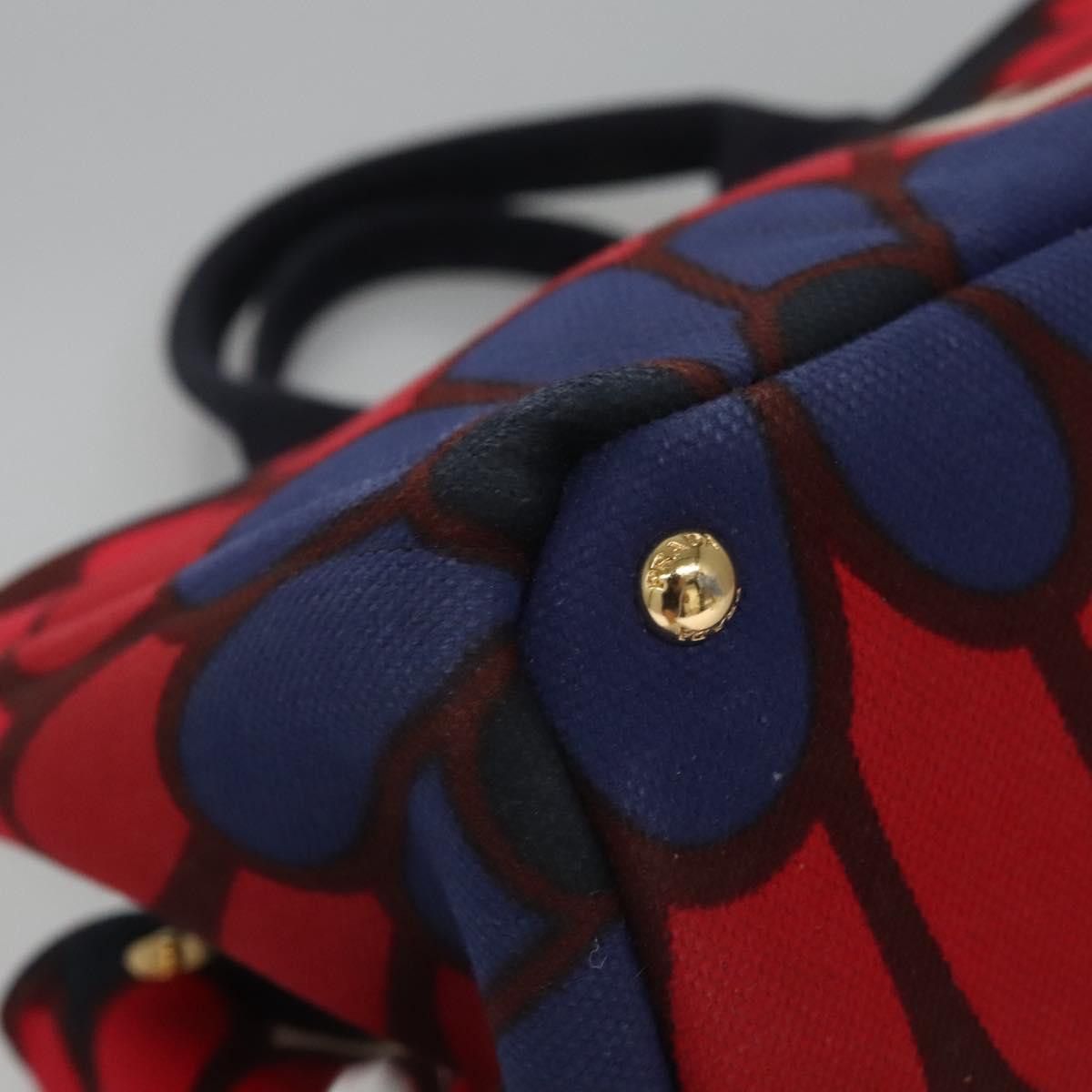 Prada Canapa Multicolour Canvas Handbag (Pre-Owned) Size ONE SIZE - 9 Thumbnail