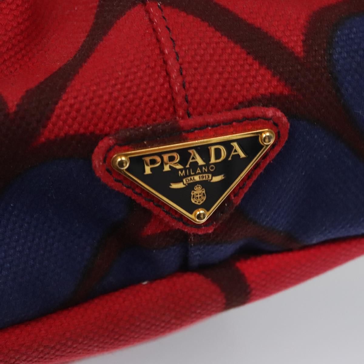 Prada Canapa Multicolour Canvas Handbag (Pre-Owned) Size ONE SIZE - 13 Thumbnail