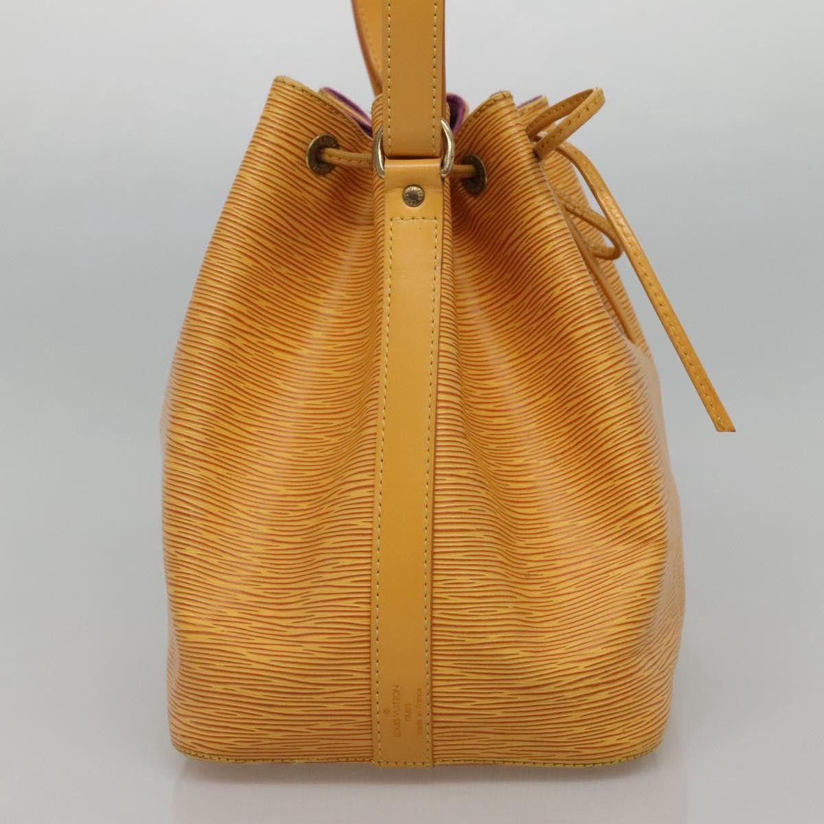 Louis Vuitton Noé Yellow Leather Shoulder Bag (Pre-Owned) Size ONE SIZE - 3 Thumbnail