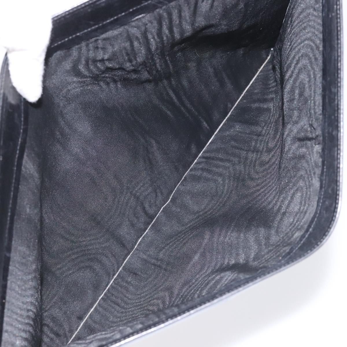 Salvatore Ferragamo Grey Canvas Clutch Bag (Pre-Owned) Size ONE SIZE - 8 Thumbnail