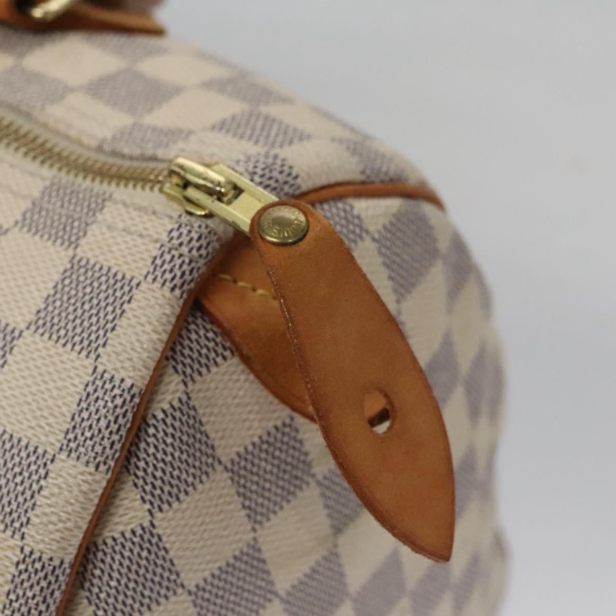 Louis Vuitton Speedy 30 White Canvas Handbag (Pre-Owned) Size ONE SIZE - 14 Thumbnail