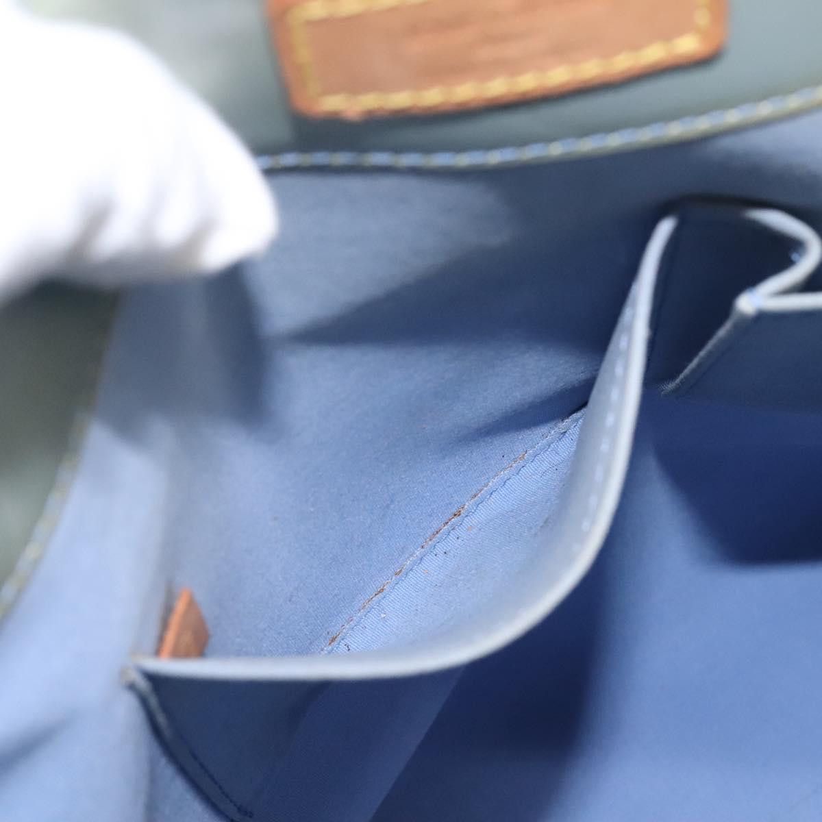 Louis Vuitton Reade Blue Patent Leather Handbag (Pre-Owned) Size ONE SIZE - 10 Thumbnail