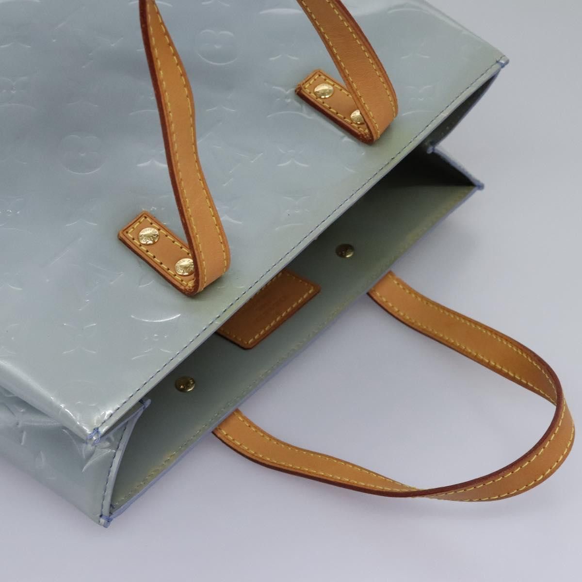 Louis Vuitton Reade Blue Patent Leather Handbag (Pre-Owned) Size ONE SIZE - 16 Thumbnail