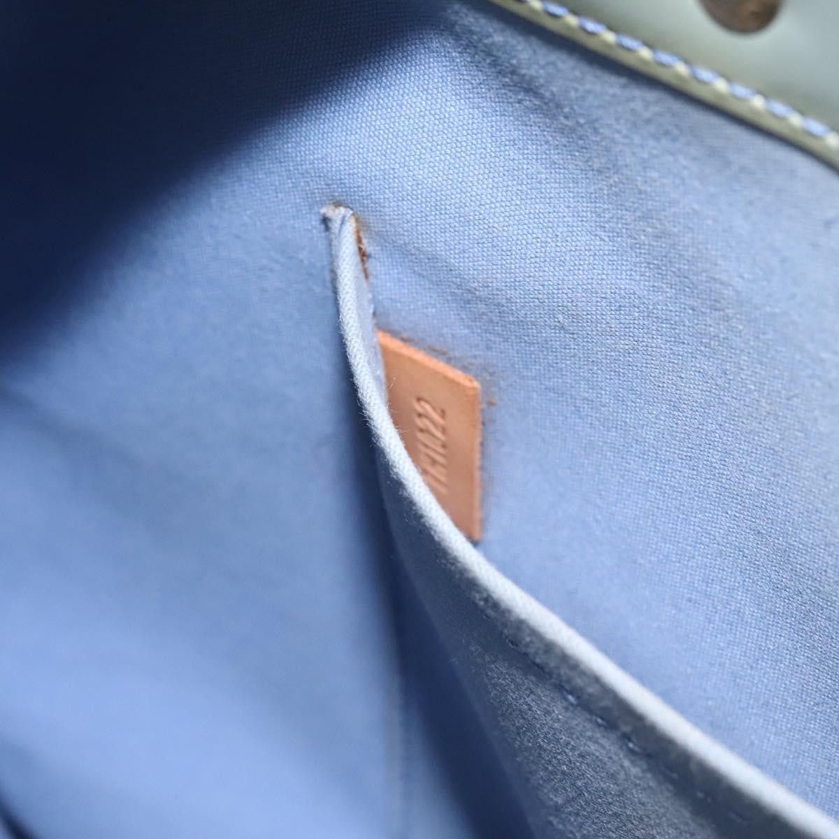 Louis Vuitton Reade Blue Patent Leather Handbag (Pre-Owned) Size ONE SIZE - 14 Thumbnail