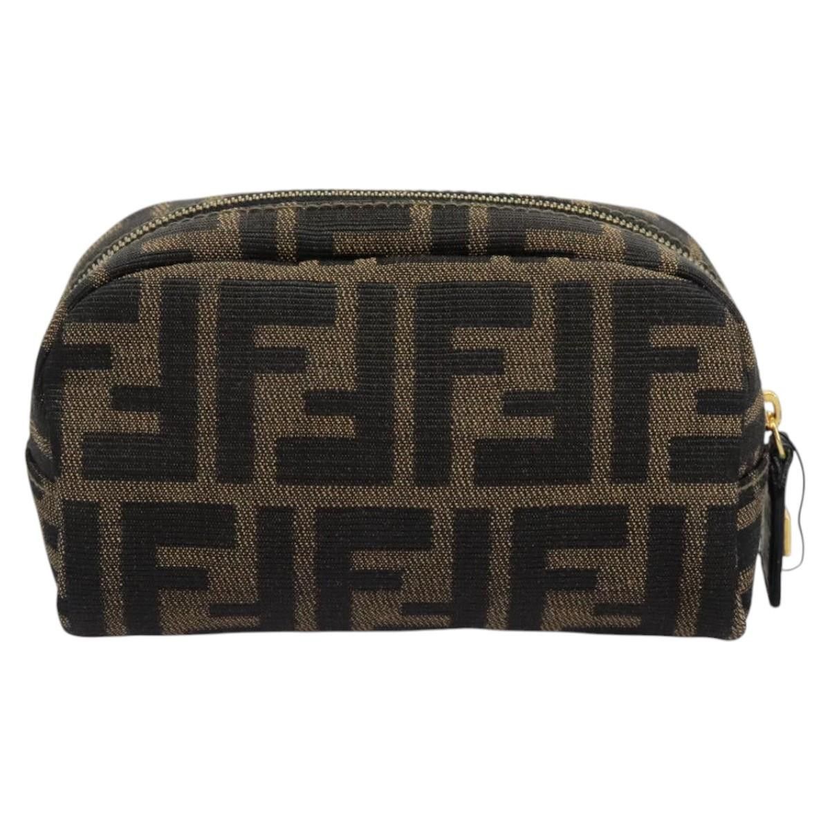 Fendi Zucca Brown Canvas Clutch Bag (Pre-Owned) Size ONE SIZE - 2 Thumbnail