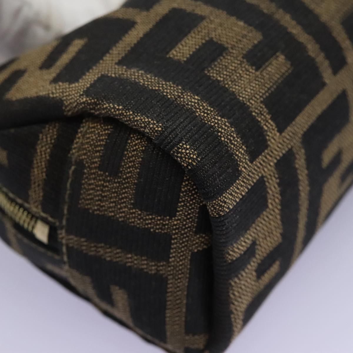 Fendi Zucca Brown Canvas Clutch Bag (Pre-Owned) Size ONE SIZE - 8 Thumbnail