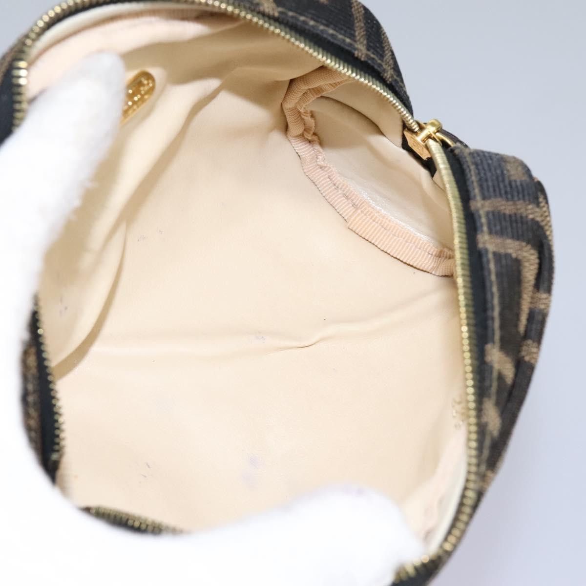 Fendi Zucca Brown Canvas Clutch Bag (Pre-Owned) Size ONE SIZE - 10 Thumbnail
