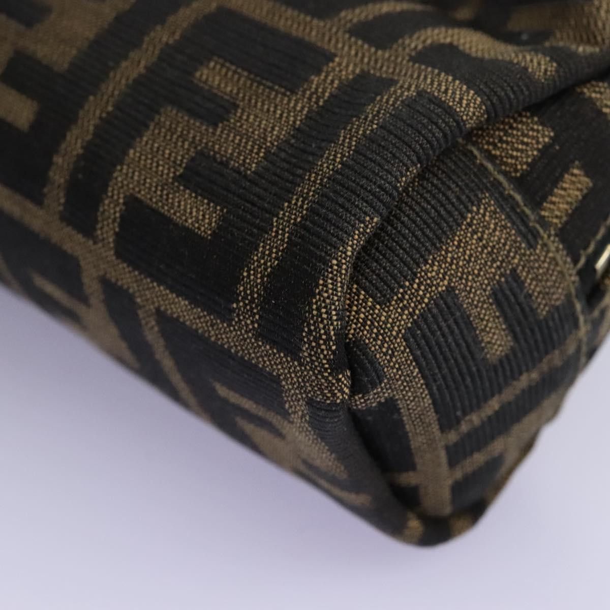 Fendi Zucca Brown Canvas Clutch Bag (Pre-Owned) Size ONE SIZE - 7 Thumbnail