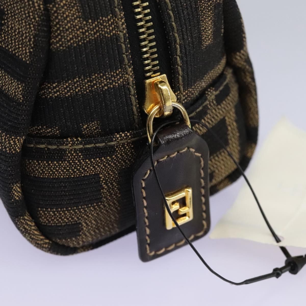 Fendi Zucca Brown Canvas Clutch Bag (Pre-Owned) Size ONE SIZE - 5 Thumbnail
