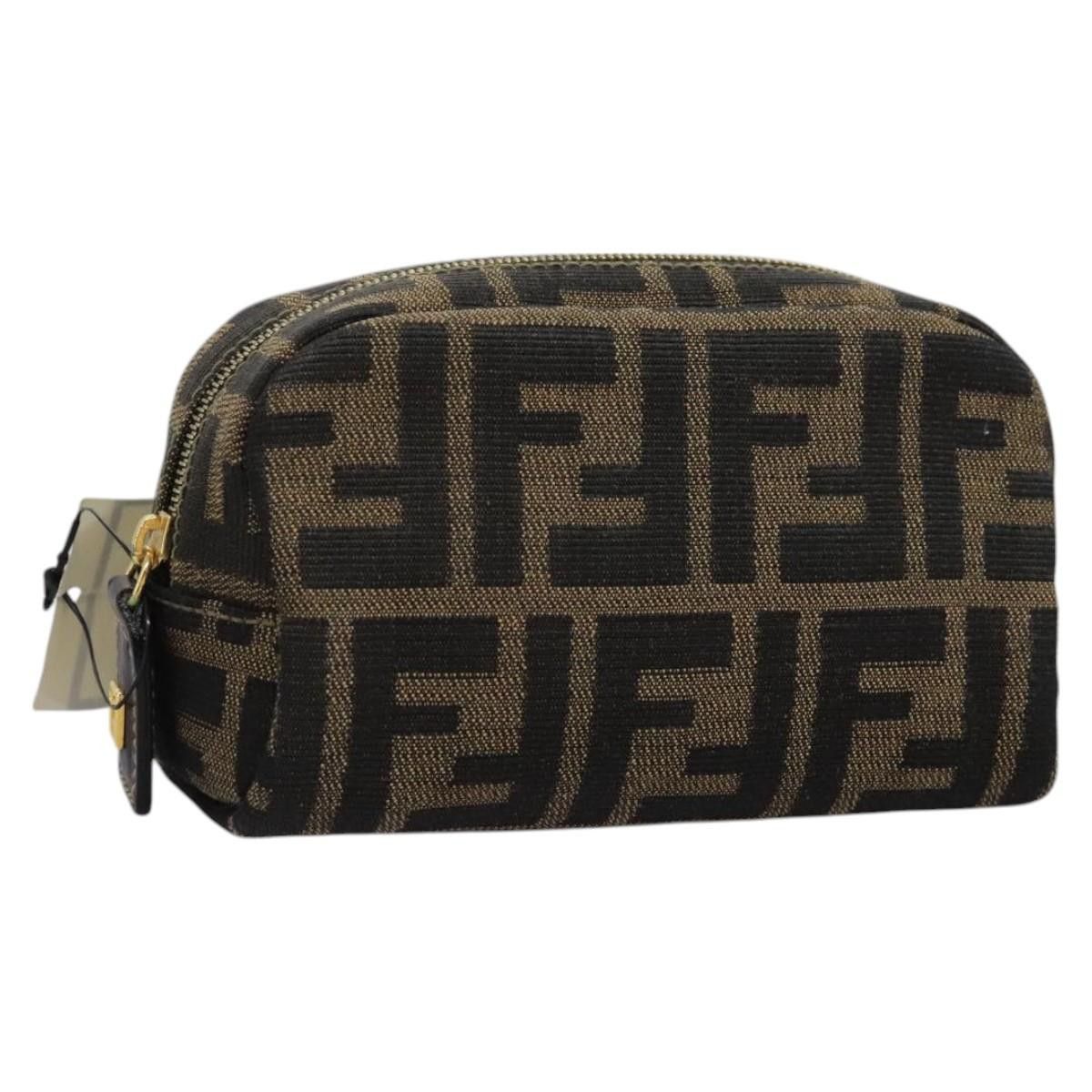 Fendi Zucca Brown Canvas Clutch Bag (Pre-Owned) Size ONE SIZE - 15 Thumbnail