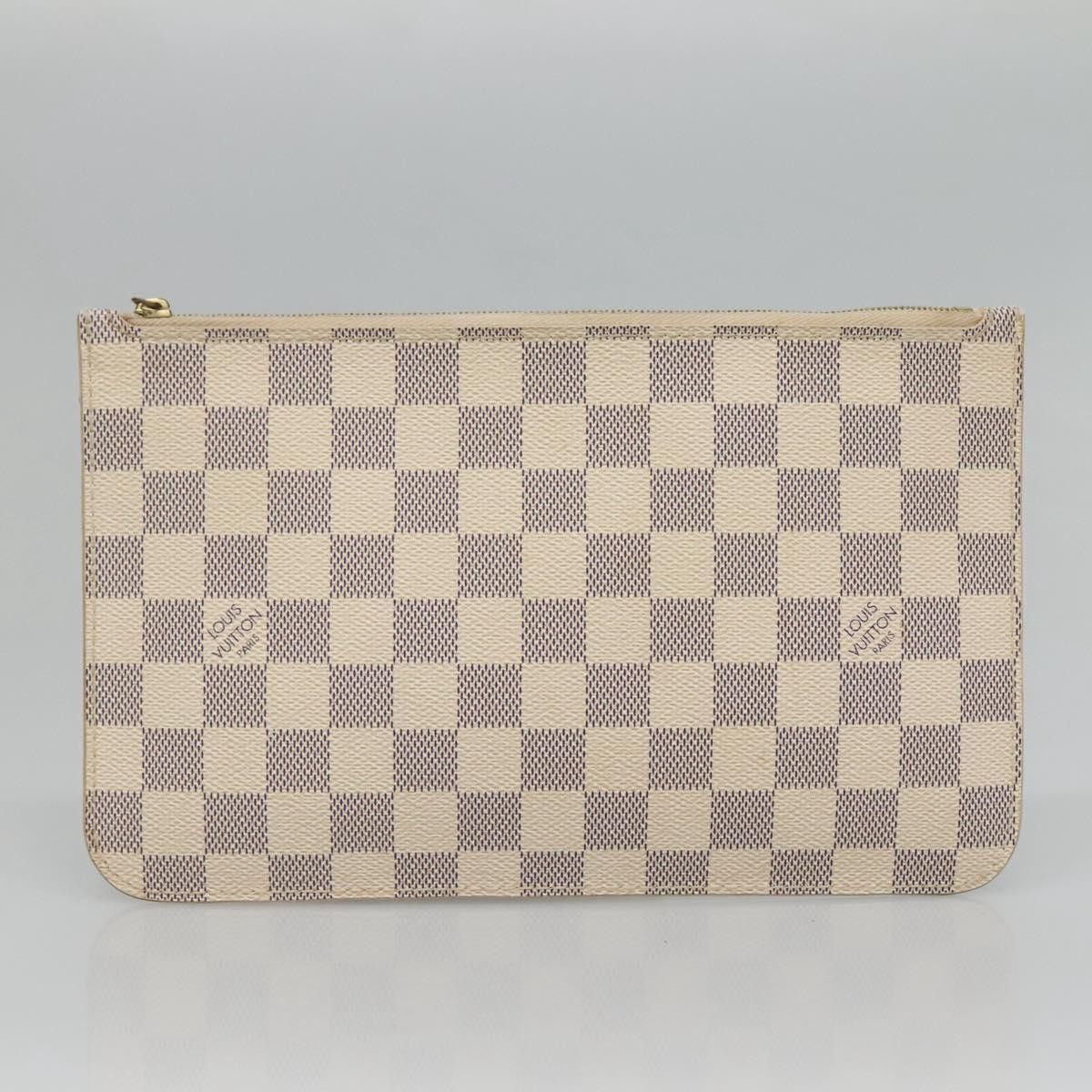 Louis Vuitton Neverfull Mm White Canvas Tote Bag (Pre-Owned) Size ONE SIZE - 20 Thumbnail