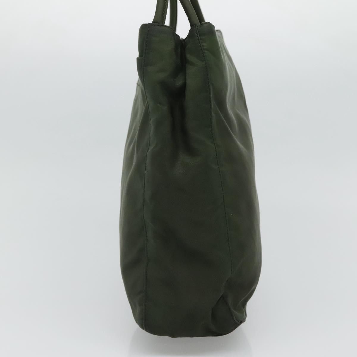 Prada Re-Nylon Khaki Synthetic Tote Bag (Pre-Owned) Size ONE SIZE - 4 Thumbnail