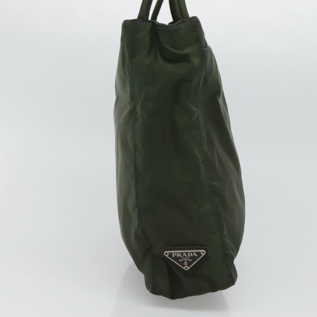 Prada Re-Nylon Khaki Synthetic Tote Bag (Pre-Owned) Size ONE SIZE - 3 Thumbnail