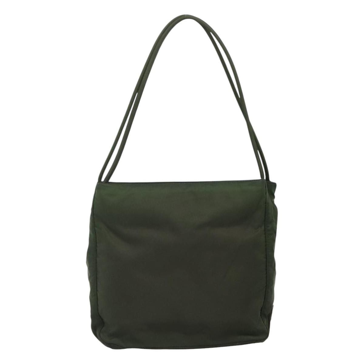 Prada Re-Nylon Khaki Synthetic Tote Bag (Pre-Owned) Size ONE SIZE - 2 Thumbnail