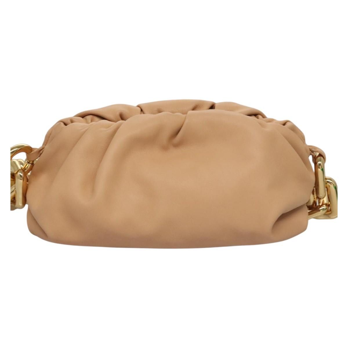 Bottega Veneta Chain Pouch Beige Leather Shoulder Bag (Pre-Owned) Size ONE SIZE - 2 Thumbnail