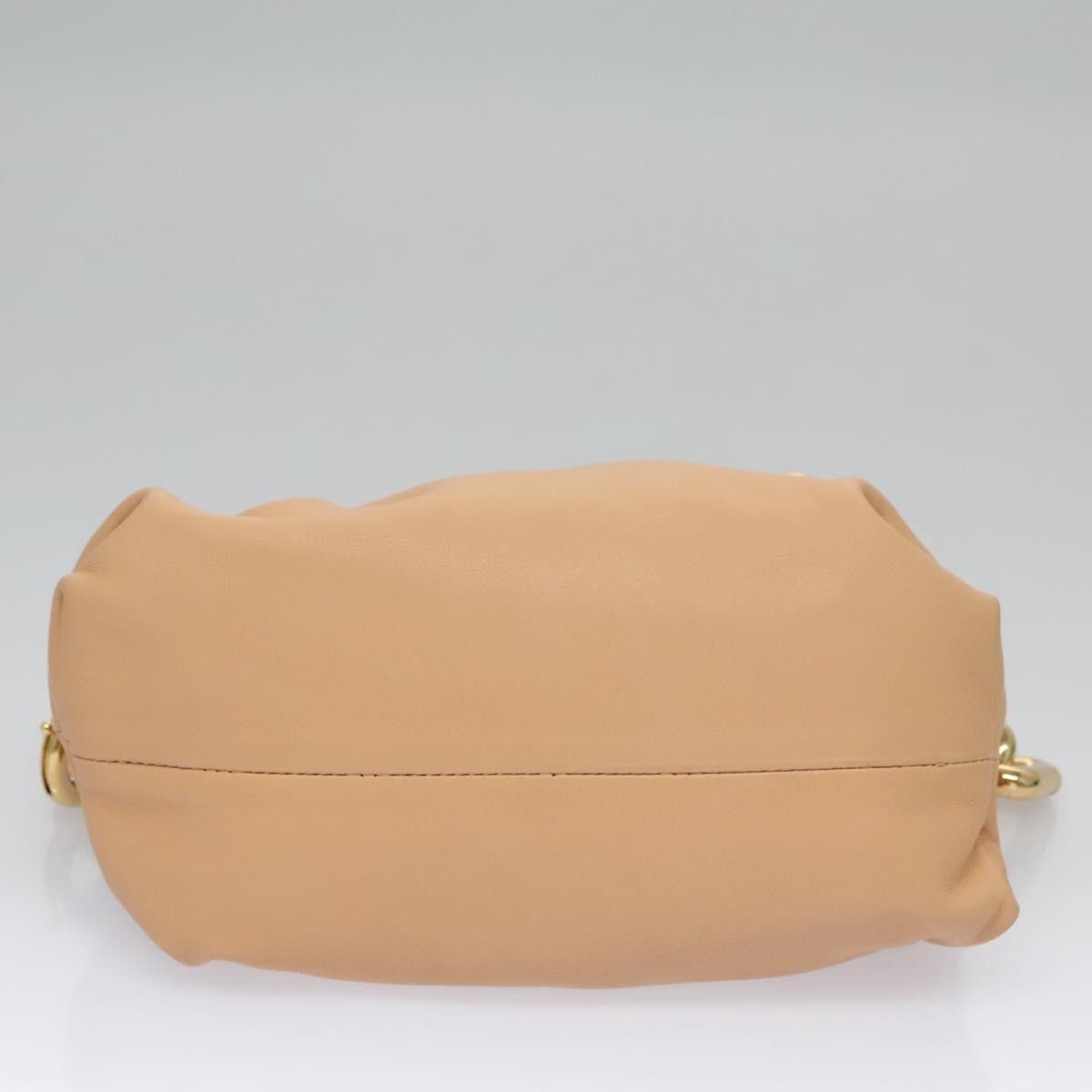 Bottega Veneta Chain Pouch Beige Leather Shoulder Bag (Pre-Owned) Size ONE SIZE - 8 Thumbnail