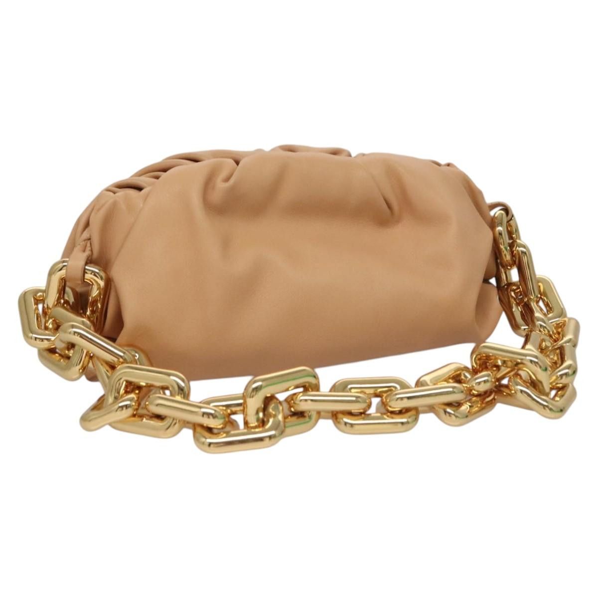 Bottega Veneta Chain Pouch Beige Leather Shoulder Bag (Pre-Owned) Size ONE SIZE - 17 Thumbnail