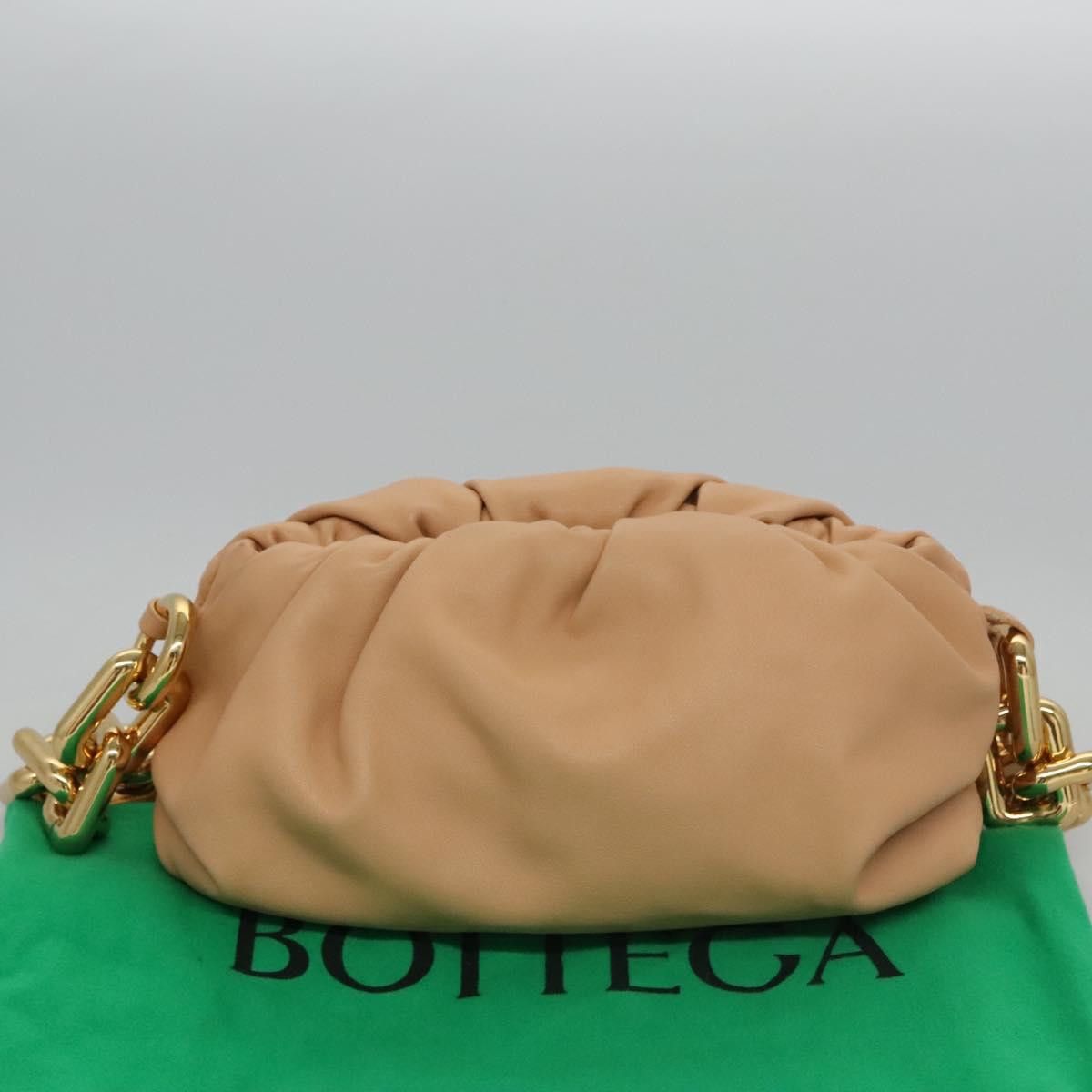 Bottega Veneta Chain Pouch Beige Leather Shoulder Bag (Pre-Owned) Size ONE SIZE - 18 Thumbnail