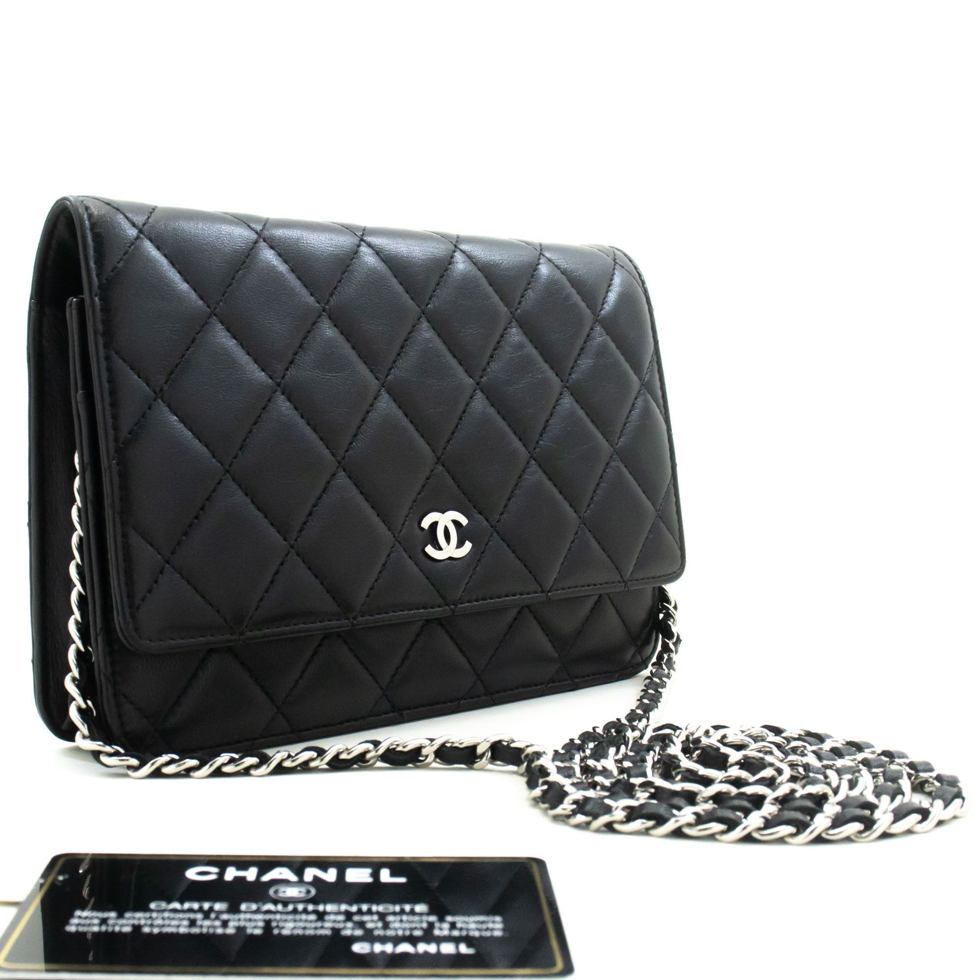 Chanel Black Leather Shoulder Bag (Pre-Owned) Size ONE SIZE - 11 Thumbnail