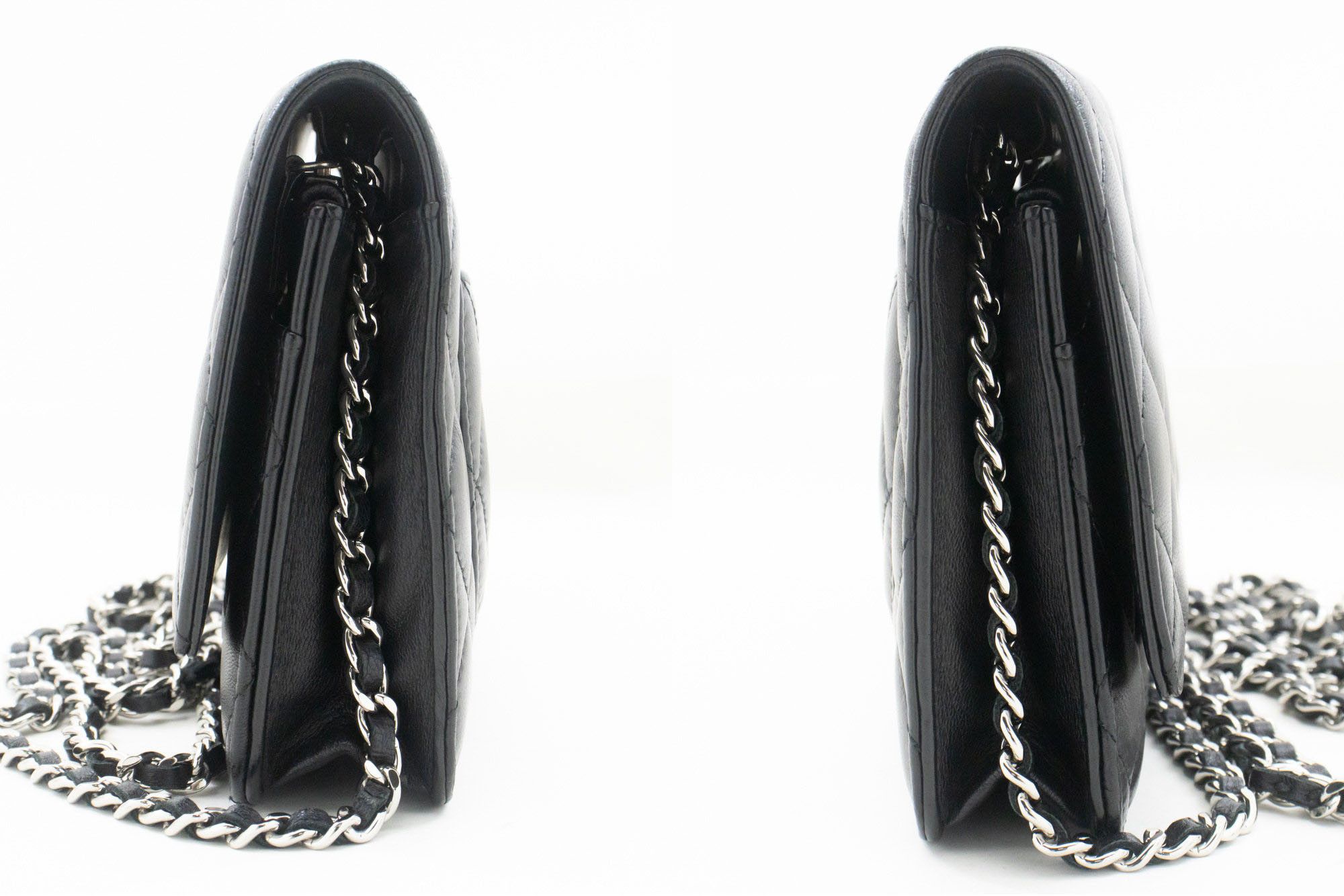 Chanel Black Leather Shoulder Bag (Pre-Owned) Size ONE SIZE - 3 Thumbnail