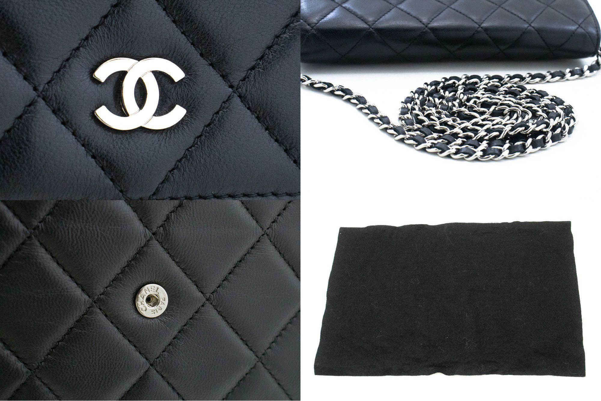 Chanel Black Leather Shoulder Bag (Pre-Owned) Size ONE SIZE - 4 Thumbnail