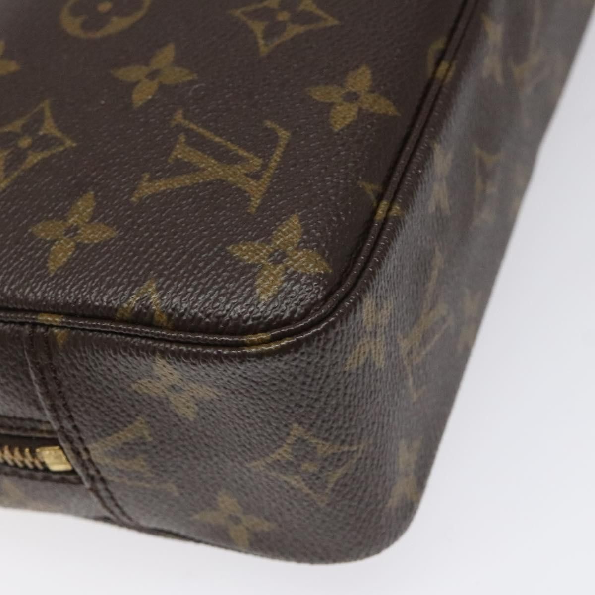 Louis Vuitton Trousse De Toilette Brown Canvas Clutch Bag (Pre-Owned) Size ONE SIZE - 11 Thumbnail