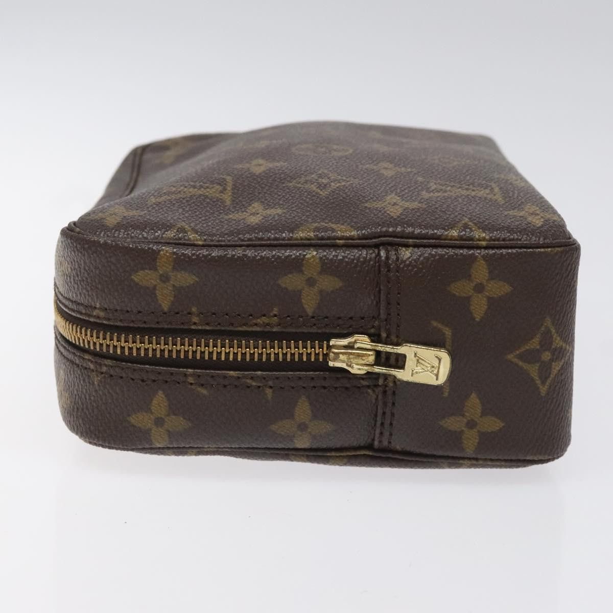 Louis Vuitton Trousse De Toilette Brown Canvas Clutch Bag (Pre-Owned) Size ONE SIZE - 4 Thumbnail