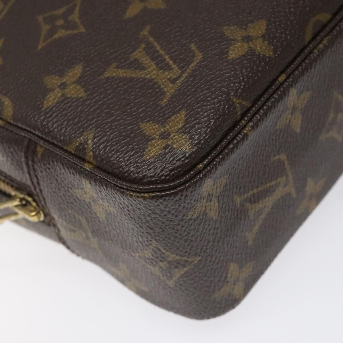 Louis Vuitton Trousse De Toilette Brown Canvas Clutch Bag (Pre-Owned) Size ONE SIZE - 9 Thumbnail