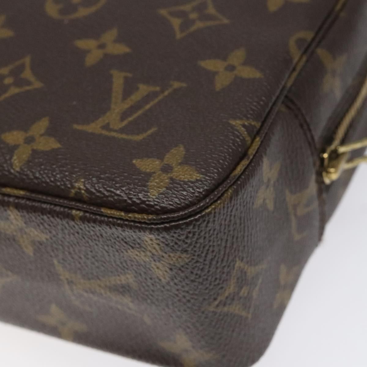Louis Vuitton Trousse De Toilette Brown Canvas Clutch Bag (Pre-Owned) Size ONE SIZE - 10 Thumbnail
