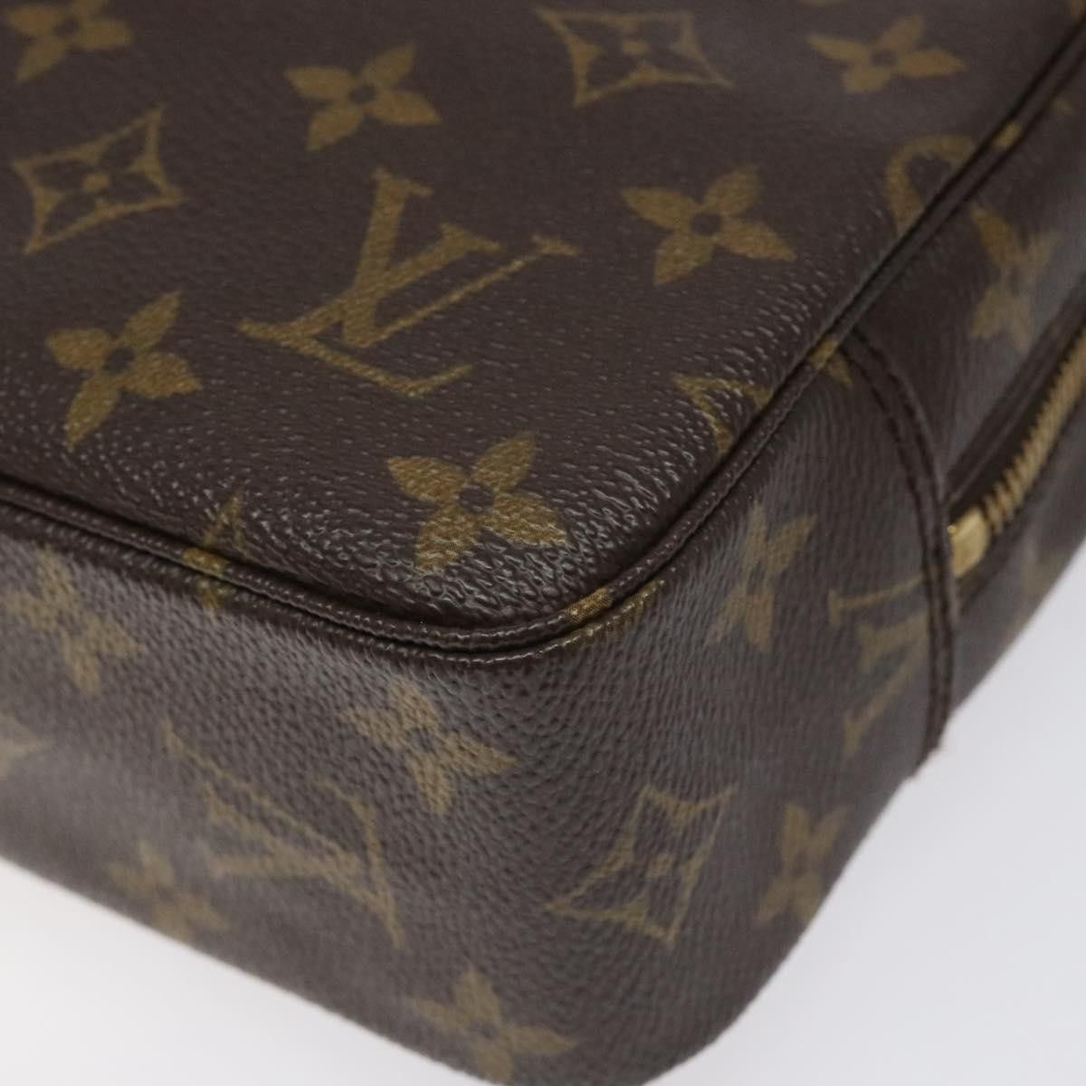Louis Vuitton Trousse De Toilette Brown Canvas Clutch Bag (Pre-Owned) Size ONE SIZE - 8 Thumbnail