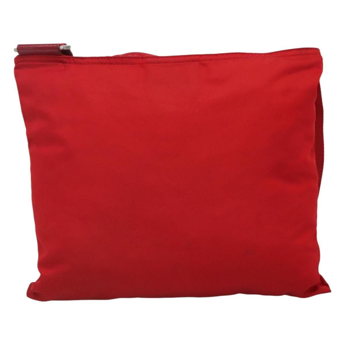 Prada Tessuto Red Synthetic Shoulder Bag (Pre-Owned) Size ONE SIZE - 2 Thumbnail