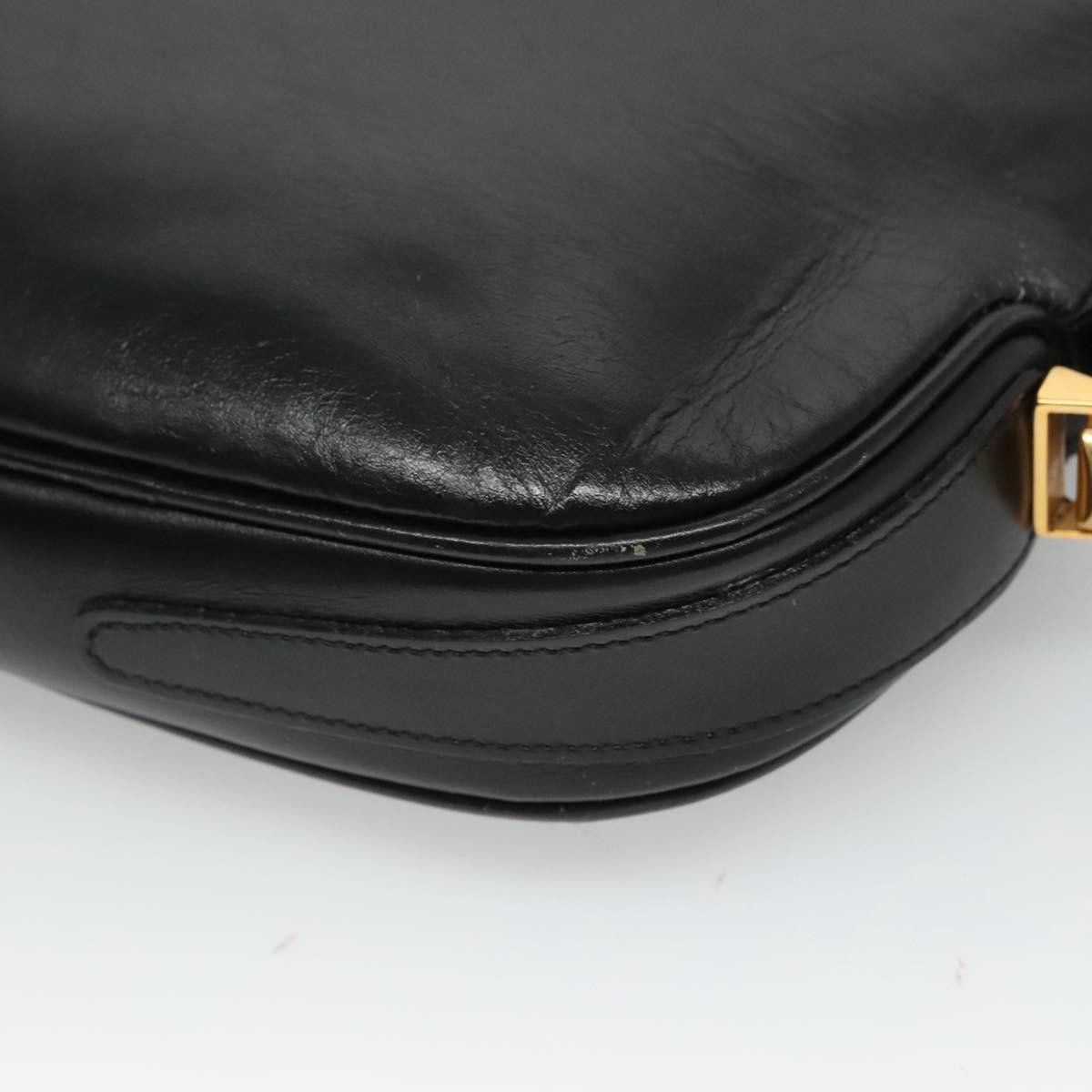 Bally Black Leather Shoulder Bag (Pre-Owned) Size ONE SIZE - 8 Thumbnail