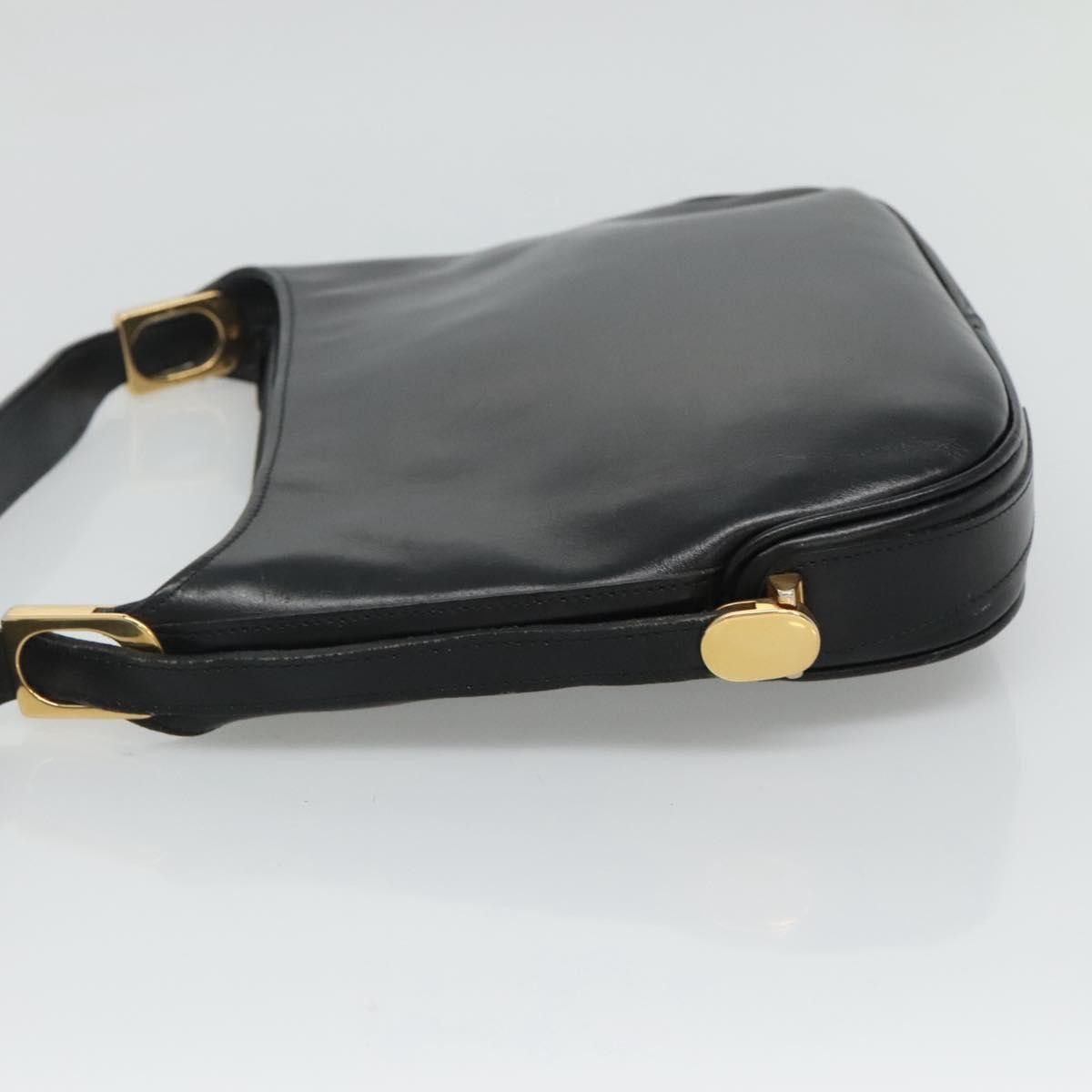 Bally Black Leather Shoulder Bag (Pre-Owned) Size ONE SIZE - 3 Thumbnail