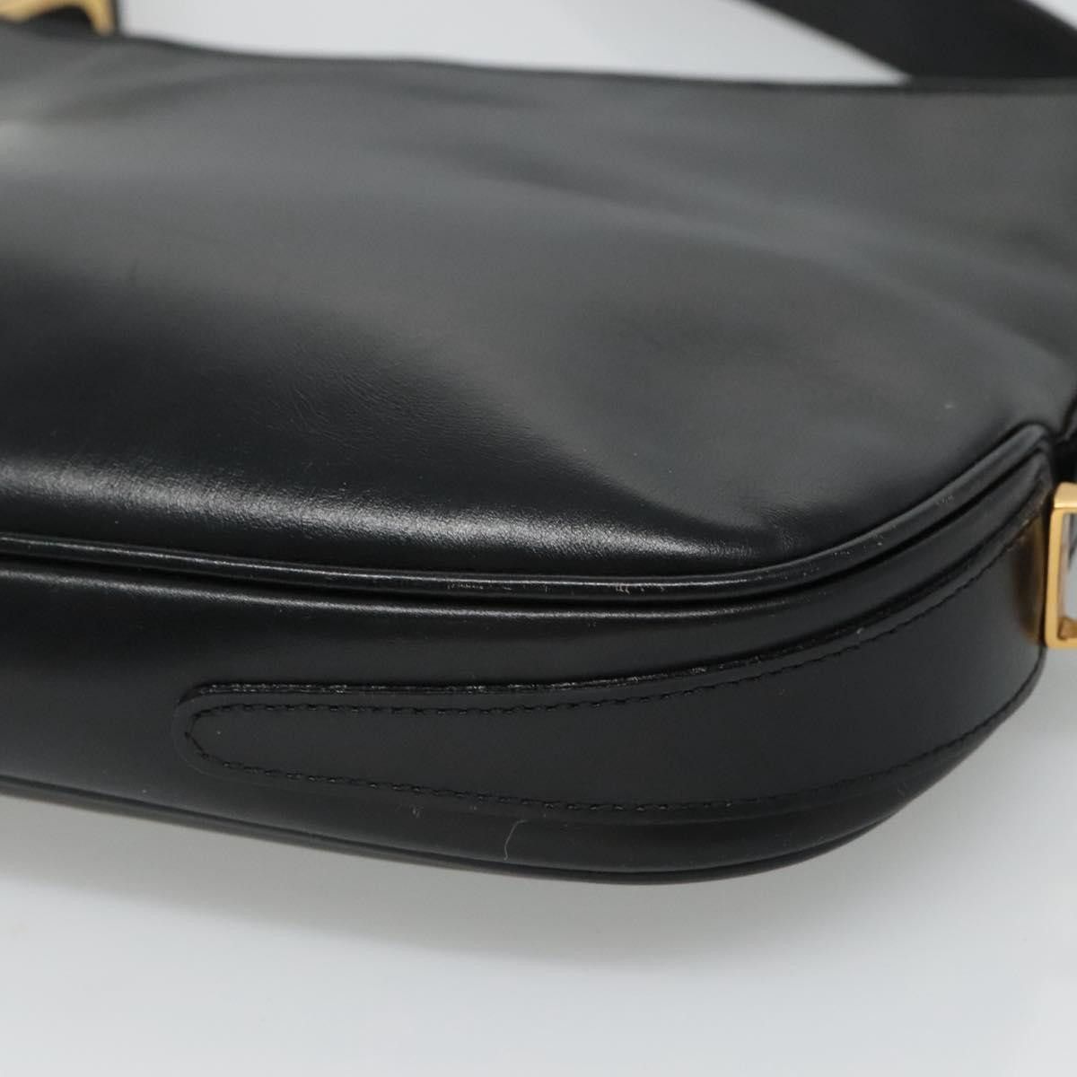 Bally Black Leather Shoulder Bag (Pre-Owned) Size ONE SIZE - 6 Thumbnail