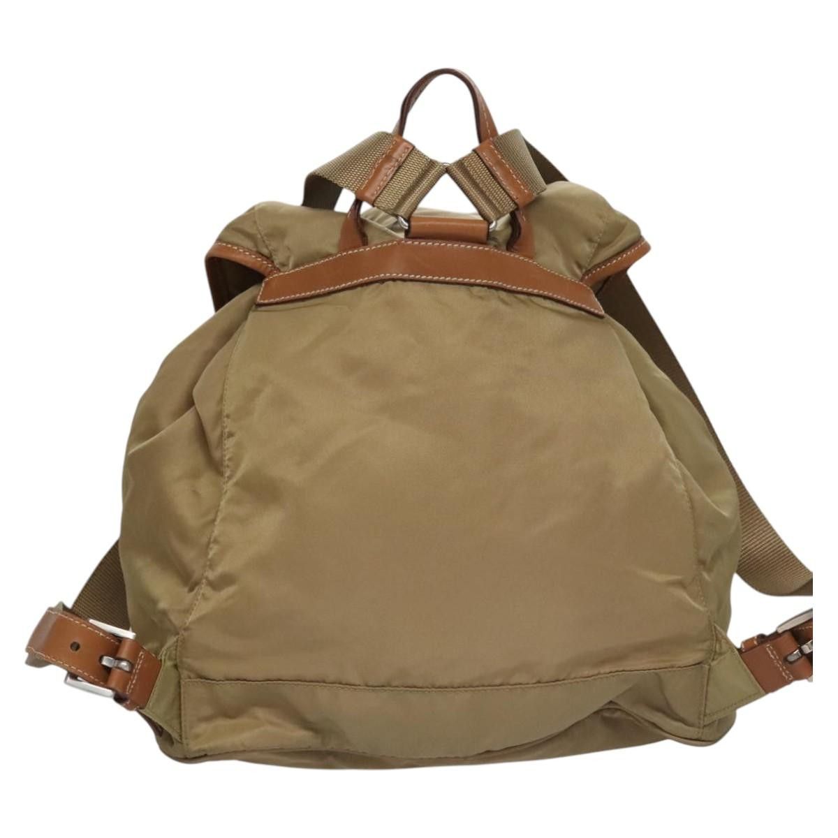 Prada Re-Nylon Khaki Synthetic Backpack Bag (Pre-Owned) Size ONE SIZE - 3 Thumbnail