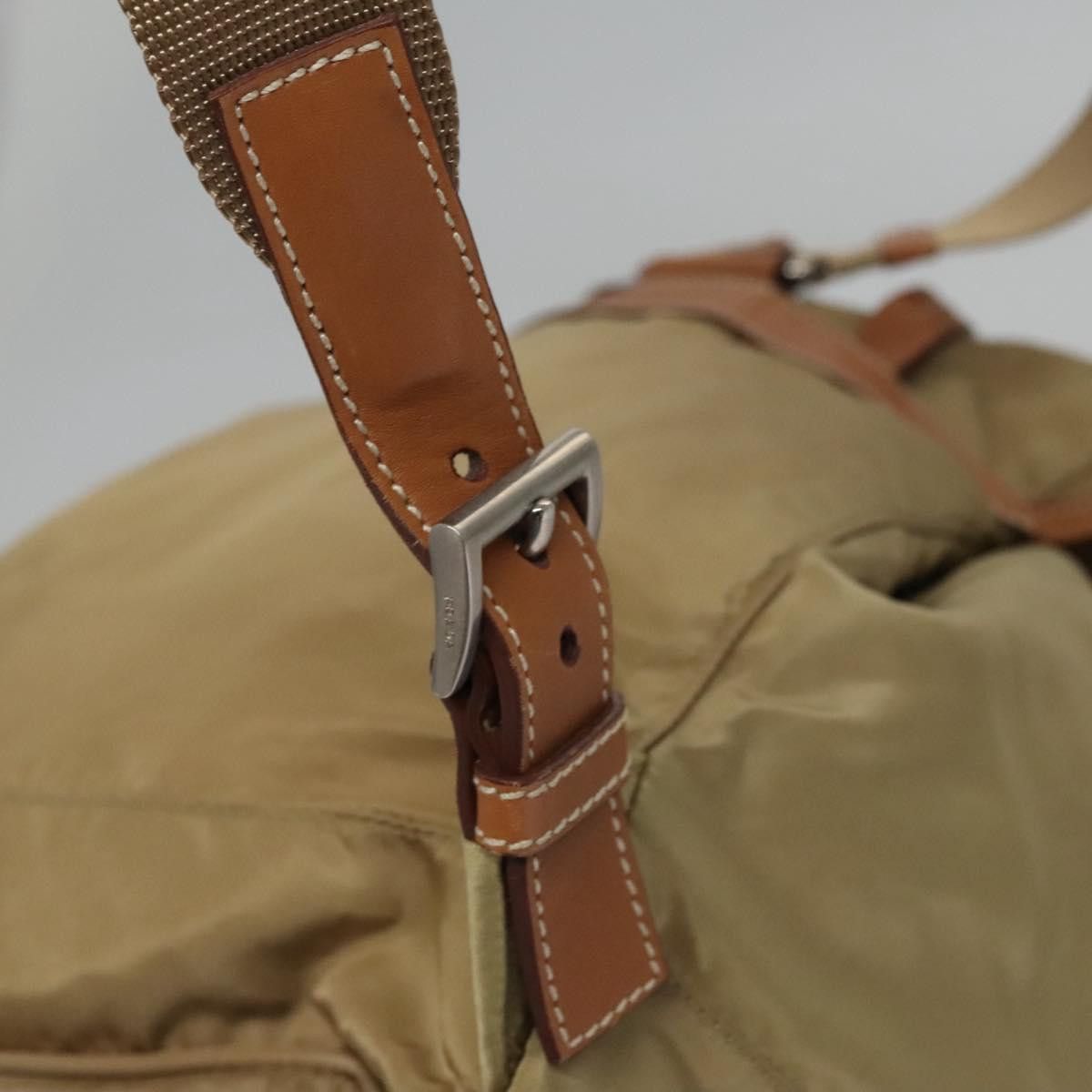 Prada Re-Nylon Khaki Synthetic Backpack Bag (Pre-Owned) Size ONE SIZE - 18 Thumbnail