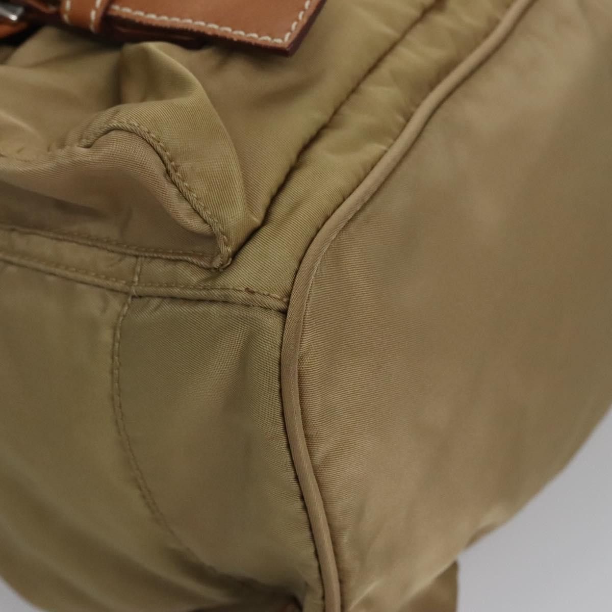 Prada Re-Nylon Khaki Synthetic Backpack Bag (Pre-Owned) Size ONE SIZE - 14 Thumbnail