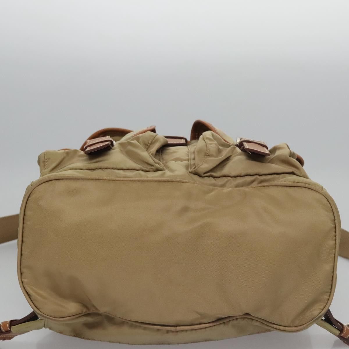 Prada Re-Nylon Khaki Synthetic Backpack Bag (Pre-Owned) Size ONE SIZE - 13 Thumbnail