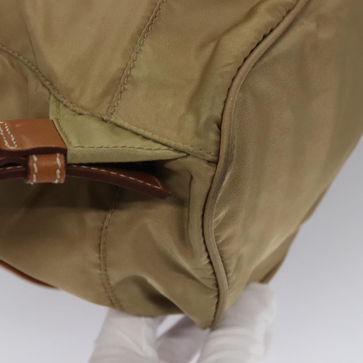 Prada Re-Nylon Khaki Synthetic Backpack Bag (Pre-Owned) Size ONE SIZE - 16 Thumbnail