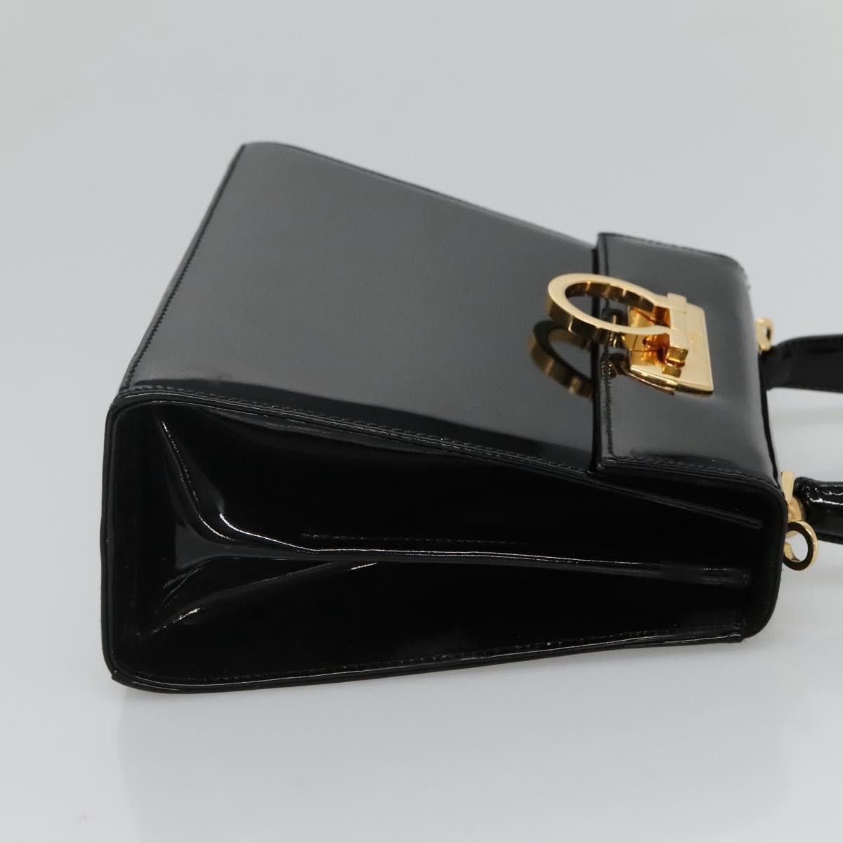 Salvatore Ferragamo Gancini Black Ceramic Handbag (Pre-Owned) Size ONE SIZE - 4 Thumbnail