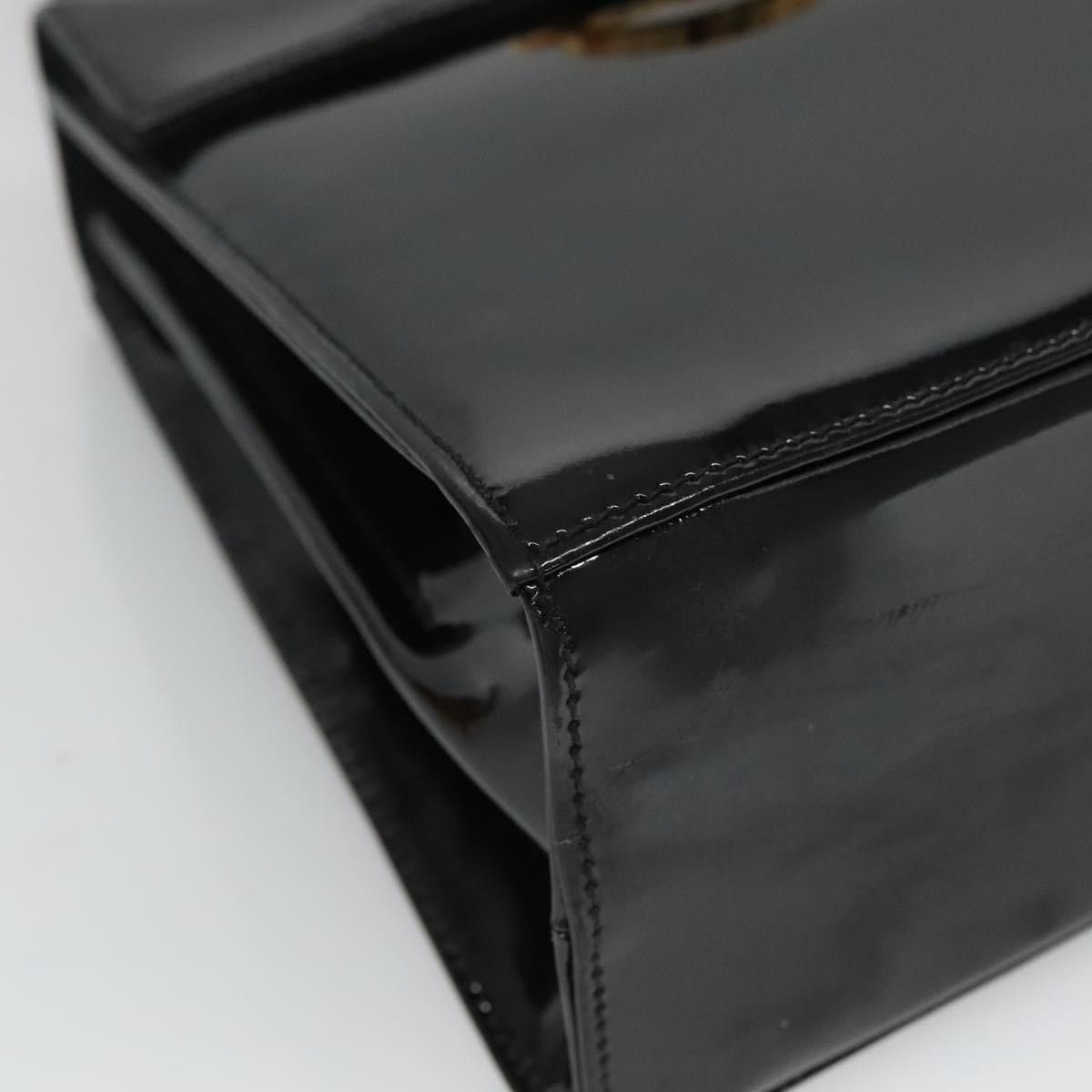 Salvatore Ferragamo Gancini Black Ceramic Handbag (Pre-Owned) Size ONE SIZE - 8 Thumbnail