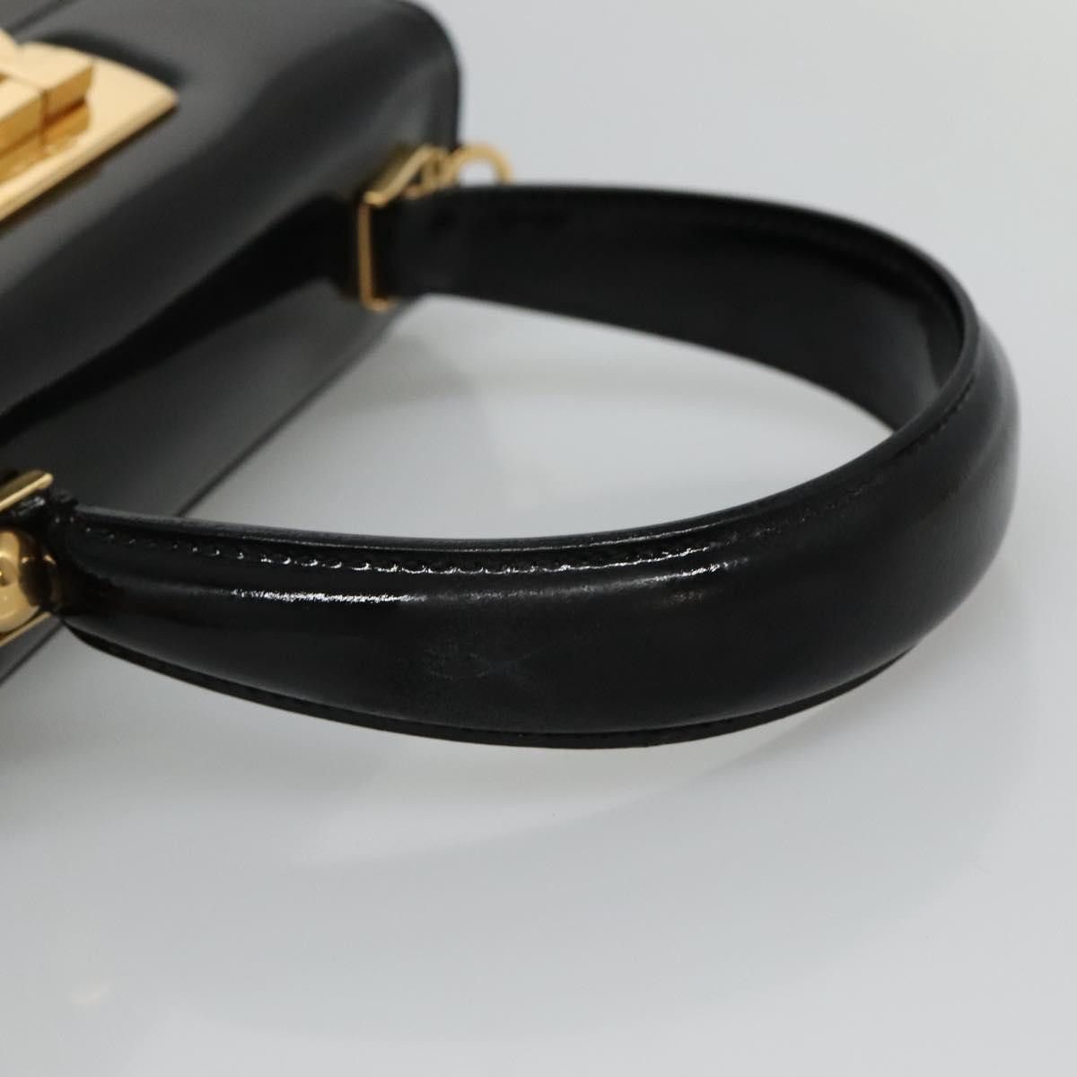 Salvatore Ferragamo Gancini Black Ceramic Handbag (Pre-Owned) Size ONE SIZE - 5 Thumbnail