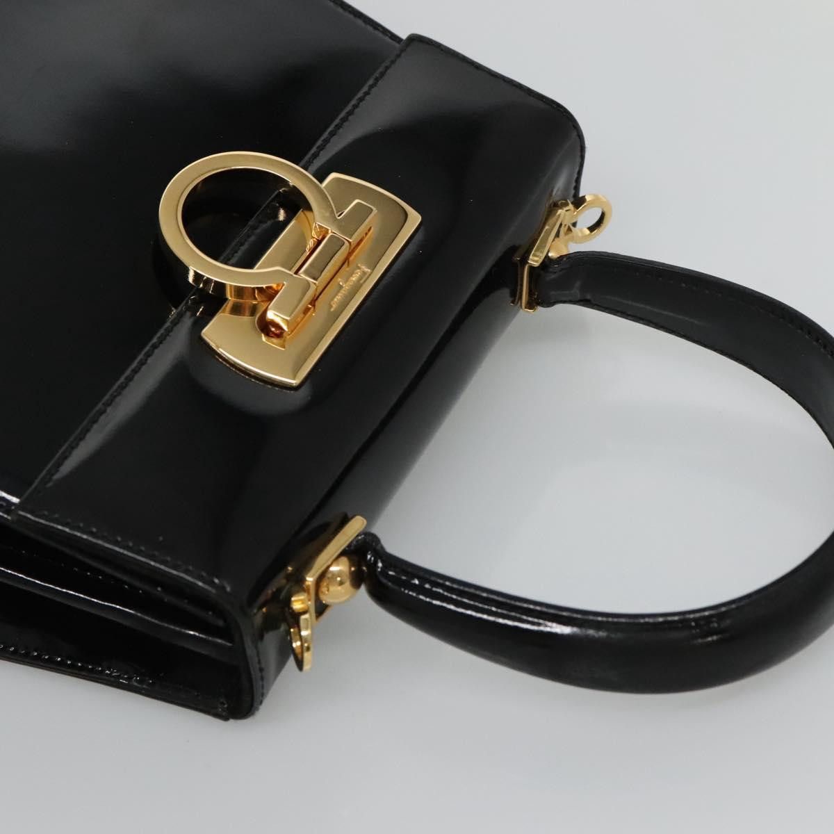 Salvatore Ferragamo Gancini Black Ceramic Handbag (Pre-Owned) Size ONE SIZE - 15 Thumbnail