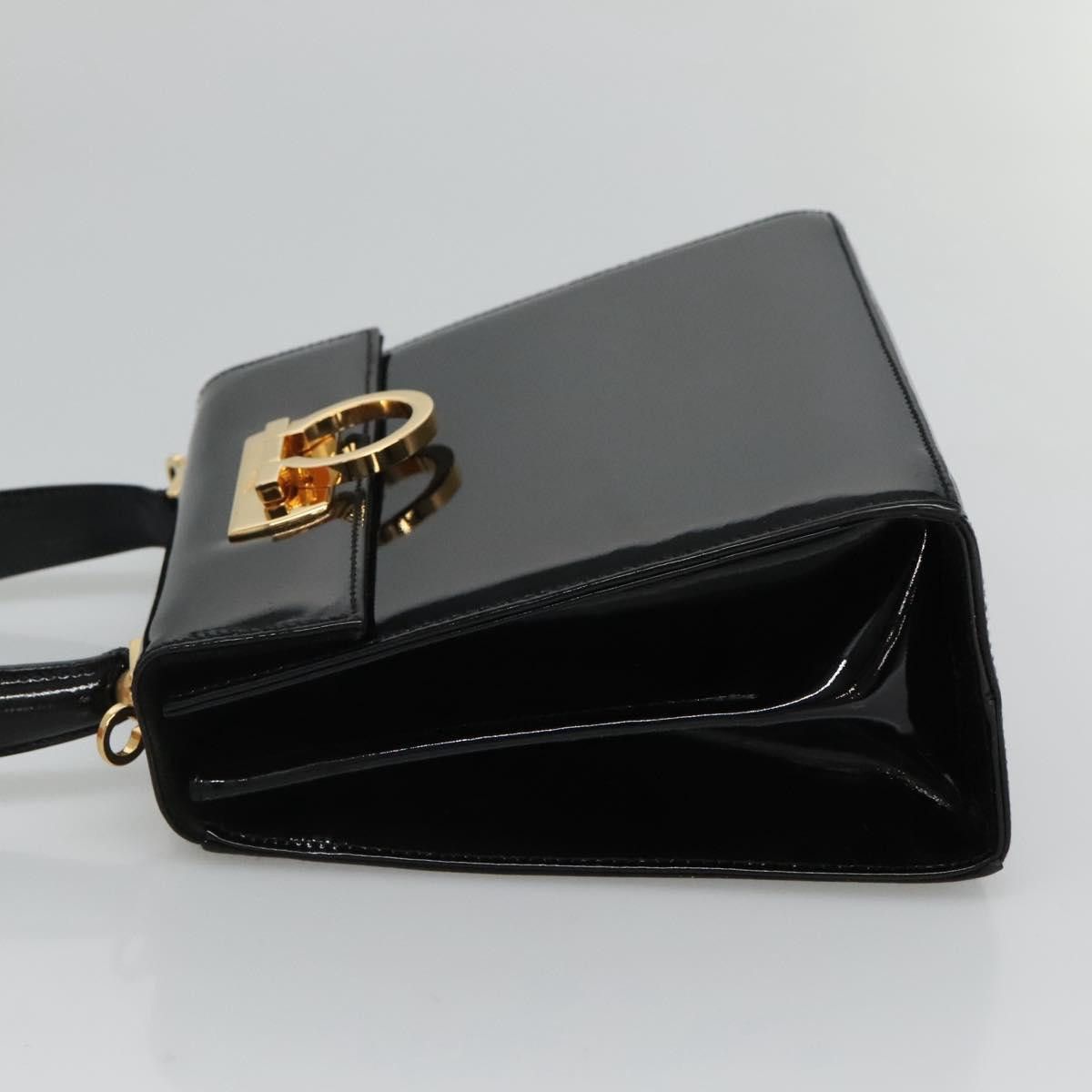 Salvatore Ferragamo Gancini Black Ceramic Handbag (Pre-Owned) Size ONE SIZE - 3 Thumbnail