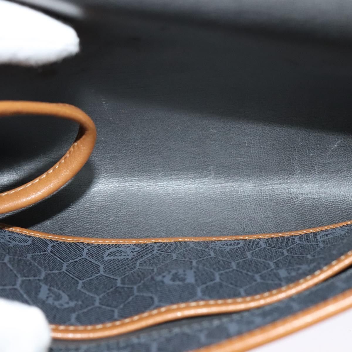 Dior Honeycomb Black Canvas Shoulder Bag (Pre-Owned) Size ONE SIZE - 12 Thumbnail