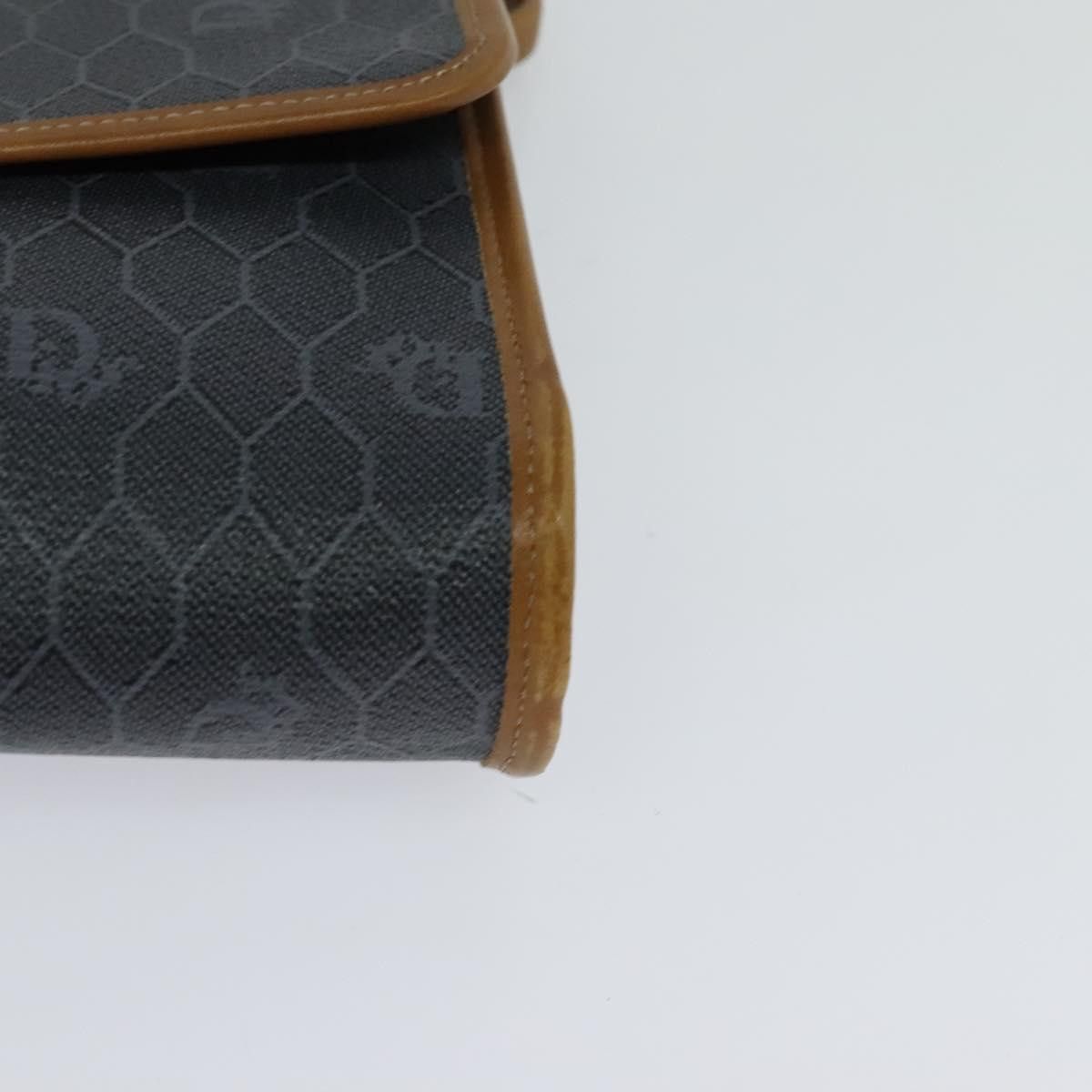 Dior Honeycomb Black Canvas Shoulder Bag (Pre-Owned) Size ONE SIZE - 8 Thumbnail
