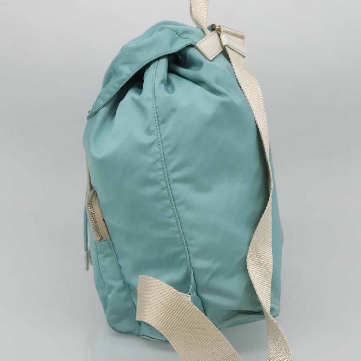 Prada Re-Nylon Blue Canvas Backpack Bag (Pre-Owned) Size ONE SIZE - 4 Thumbnail