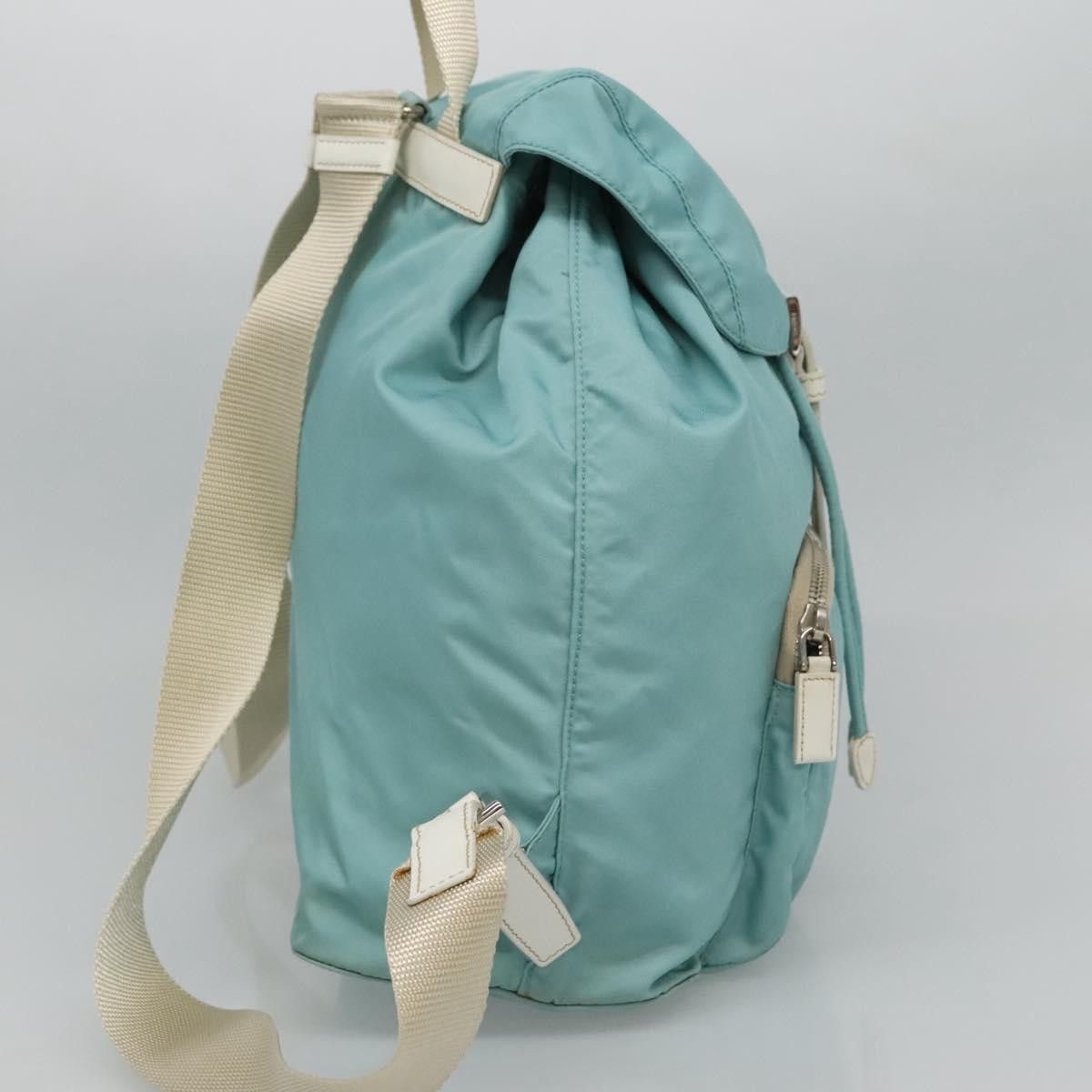 Prada Re-Nylon Blue Canvas Backpack Bag (Pre-Owned) Size ONE SIZE - 3 Thumbnail